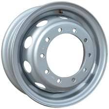 Колесный диск BRONKES Грузовой автомобиль 8.5х24/10х335 D281 18мм (уп) ET180 серебристый бескамерный с вент.
